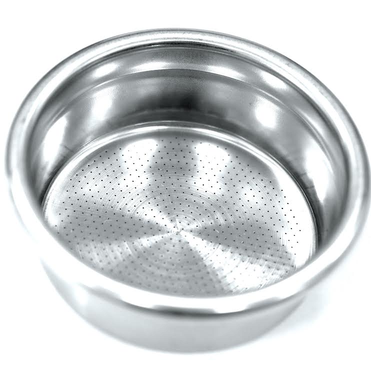 Cloud Picker Coffee VST Precision Filter Basket for espresso machines, showing a close-up of the stainless steel filter with precise design.