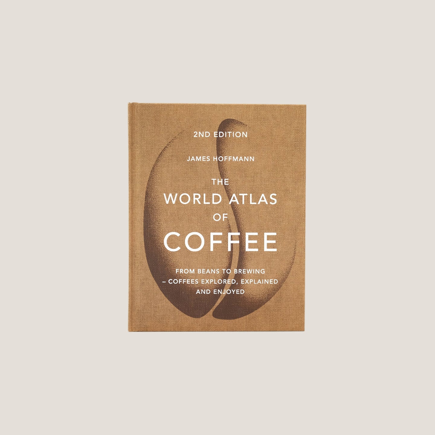 Cover image of The World Atlas of Coffee merchandise by Cloud Picker Coffee featuring a detailed coffee-themed map design.