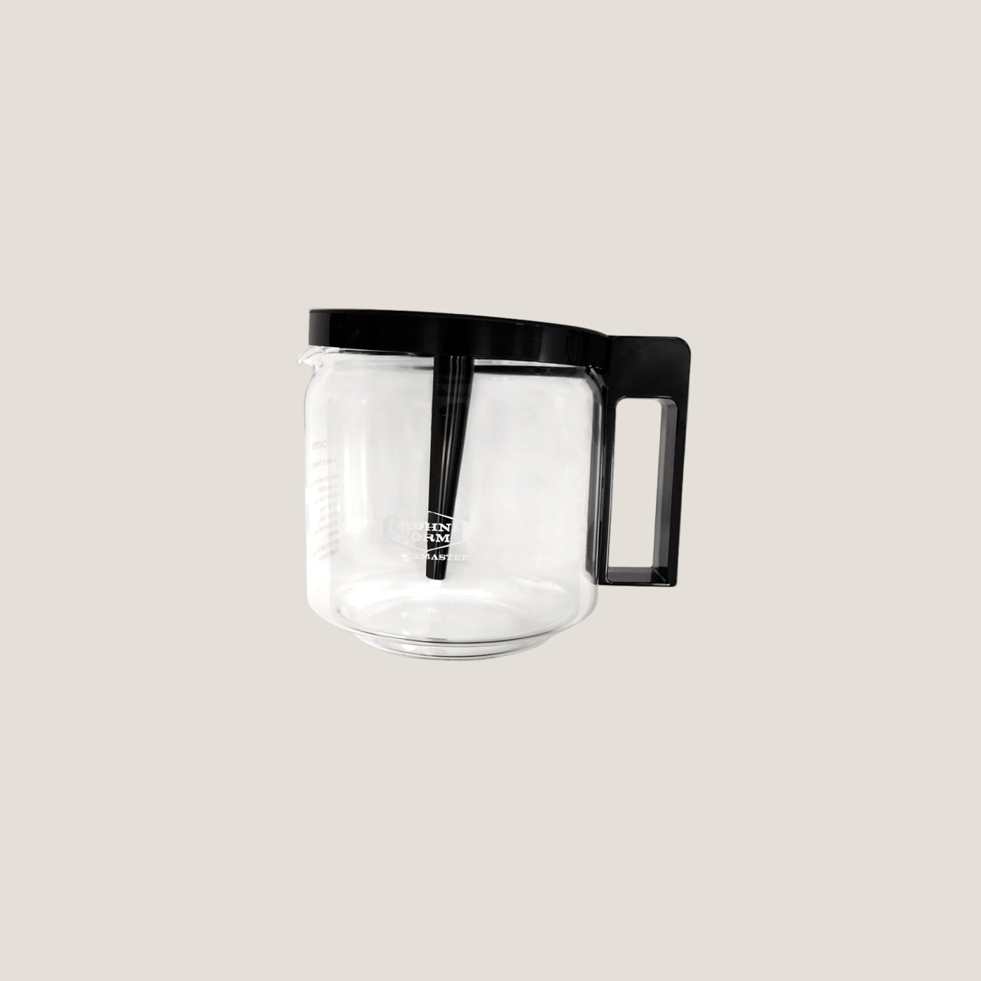 Cloud Picker Coffee Moccamaster 1.25L glass jug for brewers, showcasing the sleek glass design and brewing capacity.