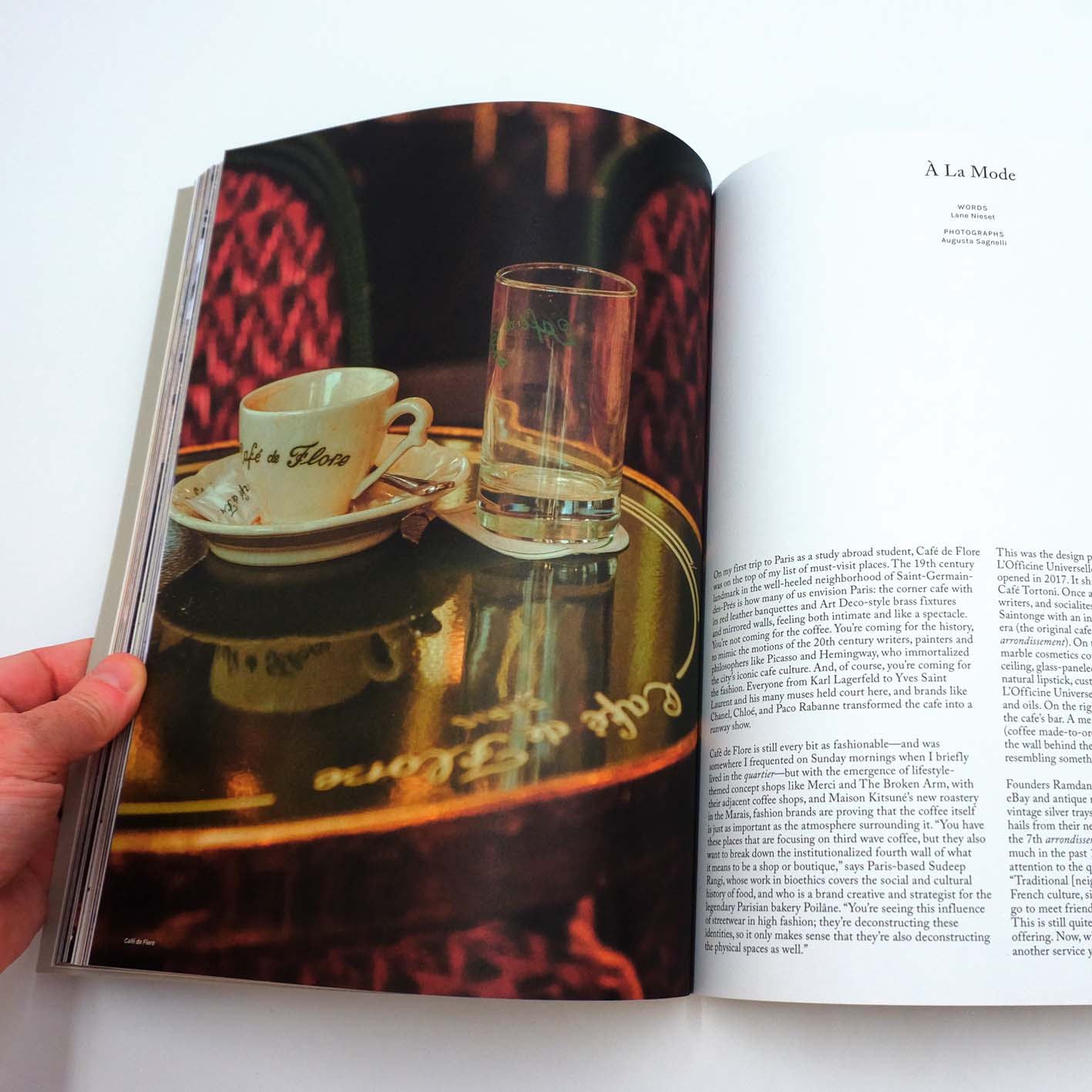Paris-themed Drift Magazine accessory by Cloud Picker Coffee featuring stylish design and urban imagery.
