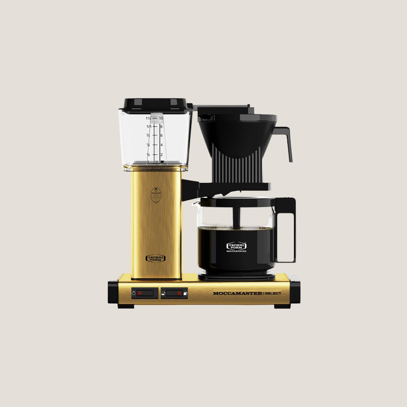 Cloud Picker Coffee Moccamaster KBG Select accessories, including filters and brewing tools, displayed on a clean countertop.