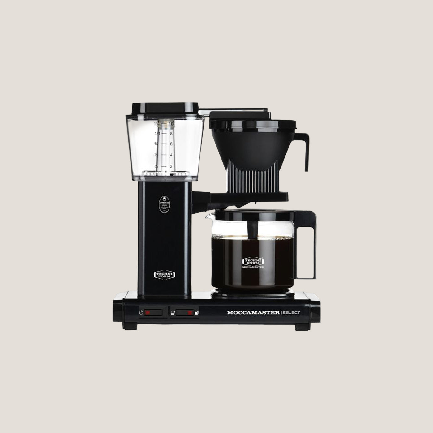 Cloud Picker Coffee Moccamaster KBG Select accessories, including filters and brewing components, on a clean background.